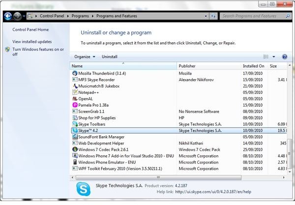 Explaining the Skypenames2.exe Message In Skype