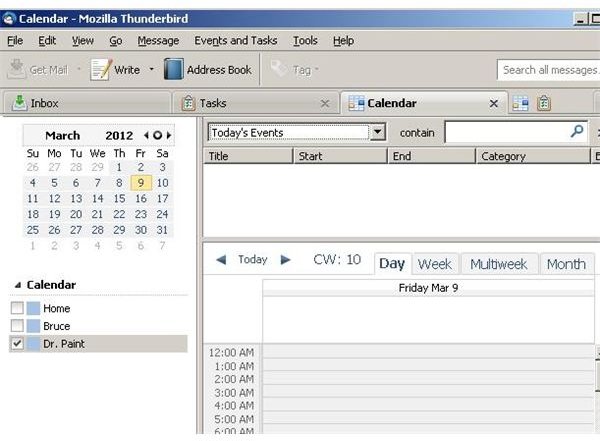 thunderbird provider for google calendar