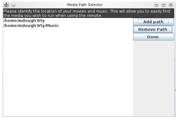 Gmote Server Setting Up Your Media Directories