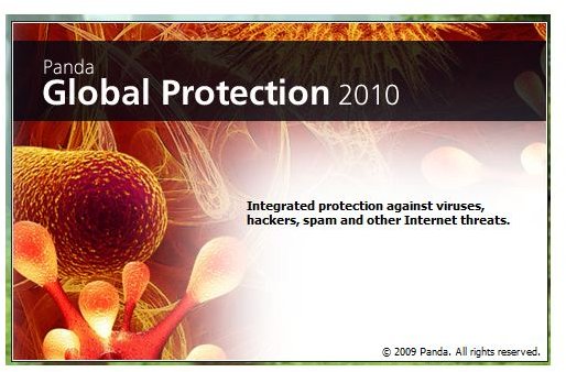 Splash Screen of Panda Global Protection 2010