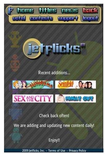 Jetflicks Screenshot from Androlib.com