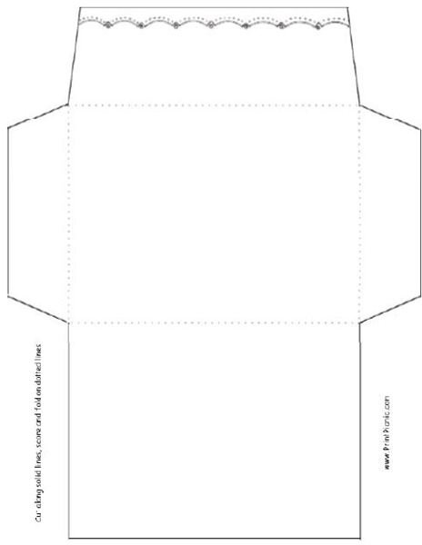 word back of envelope template download