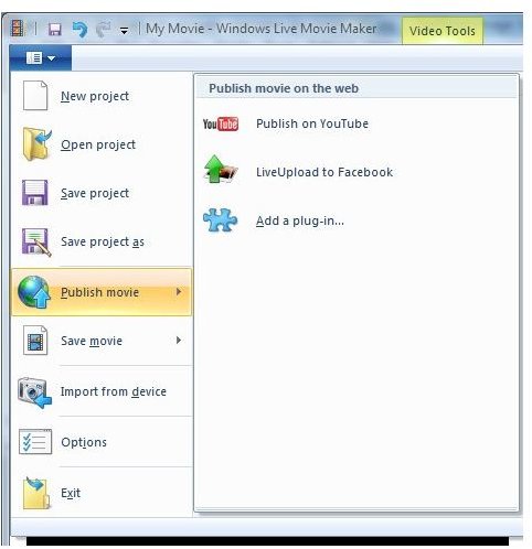 Upload Video From Windows Live Movie Maker to Facebook