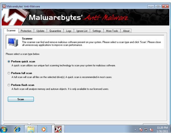 Как удалить приложение malwarebytes free с нетбука