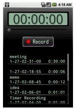 Что такое voice recorder на андроид