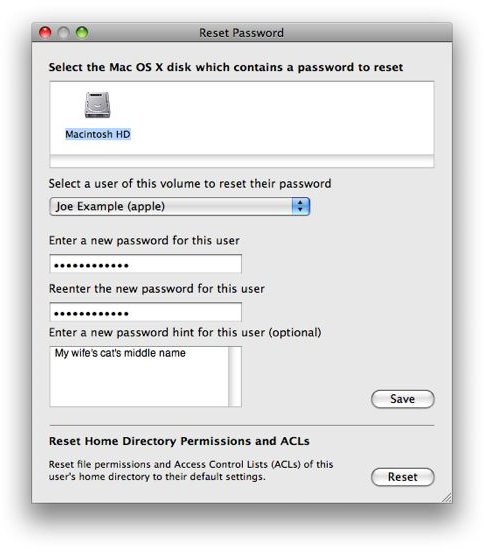 forgotten administrator password macbook air