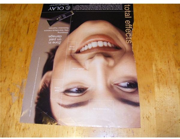 Upside down face