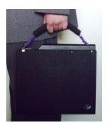 Tote grip laptop handle