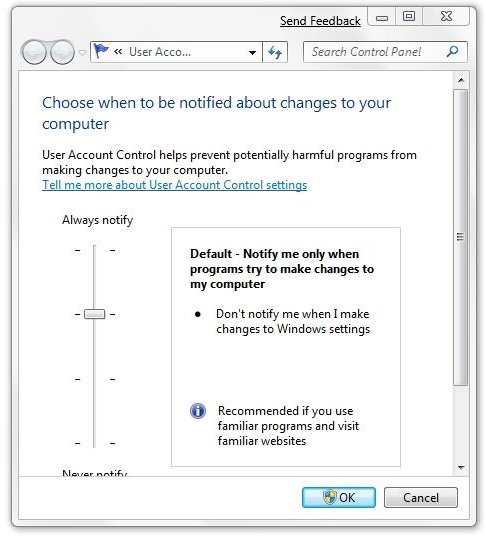 Security Concern in UAC in Windows 7 - Not a Vulnerability Says Microsoft - Many Disagreee