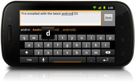 nexus s keyboard