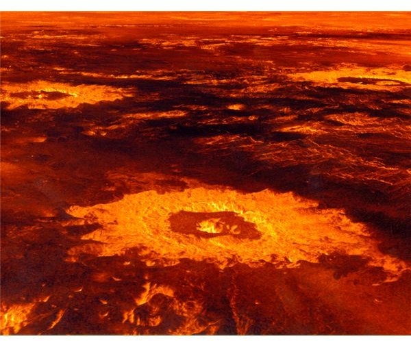 A Rendered Image Of The Surface Of Venus