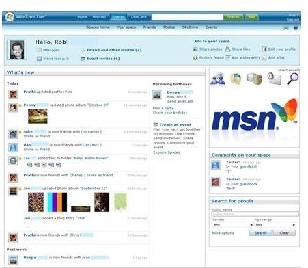Create My Own Free Web Page With Windows Live Spaces - Free Personal Web Page Designer Services