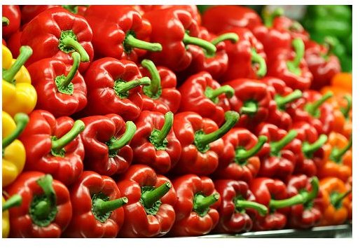 red bell peppers