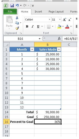 How To Create A Thermometer Chart In Excel