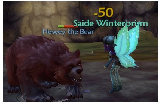 Fighting Hewey the Bear