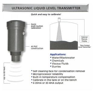 Ultra sonic level transmitter