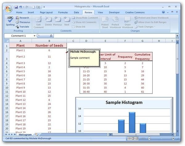 Sample Comment Box