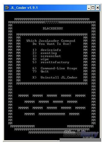 JL_Cmder Review - Wipe or Restore Your BlackBerry with Command Prompt Precision