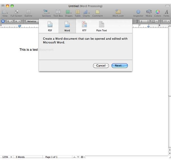 microsoft word 2011 for mac delete a page