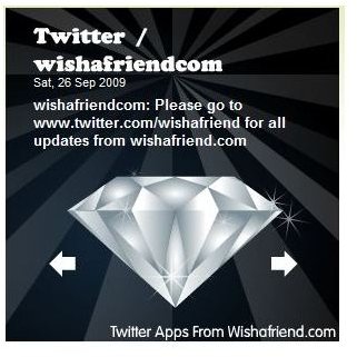 Wish a Friend&hellip; Flash Twitter Widgets