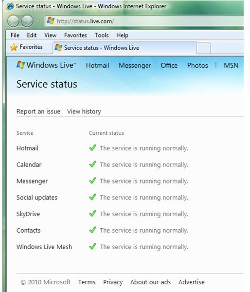 Solutions to Windows Live Service Isn't Available at This Time Error Message