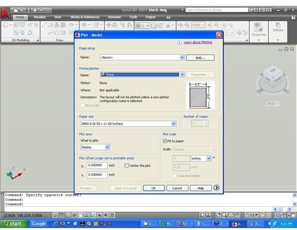 AutoCAD to PDF Plot