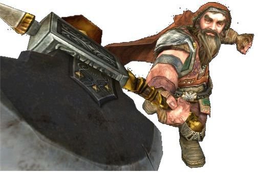 Gimli Elf friend stock photo LOTRO