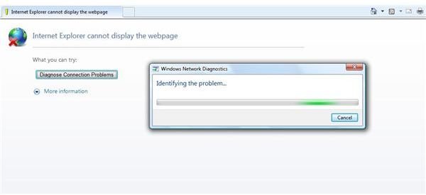 IE8 Problem Cannot Display Web Page