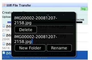 WiFi File Transfer - Blackberry Smartphones