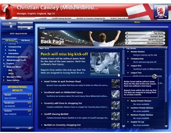 Championship Manager 2010 Reviewed for PC - Background, System Requirements
