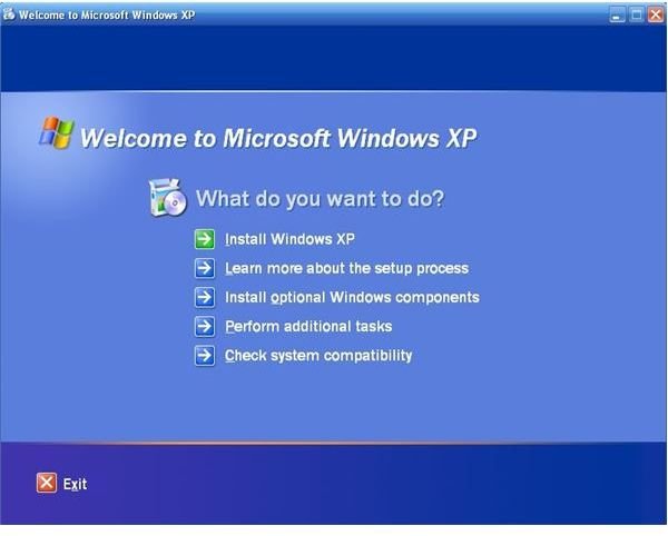 Windows XP splash screen