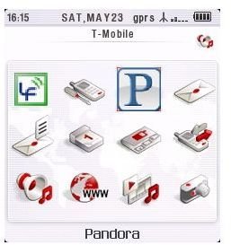 Pandora for BlackBerry Launch icon