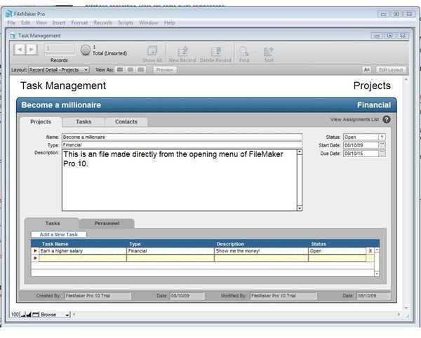 filemaker pro database software