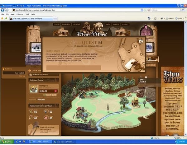 Khan Wars Browser MMO - New Players Guide.  Learn about Khan Wars as a beginner.