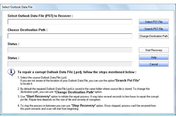 Figure 7: Select Outlook Data File