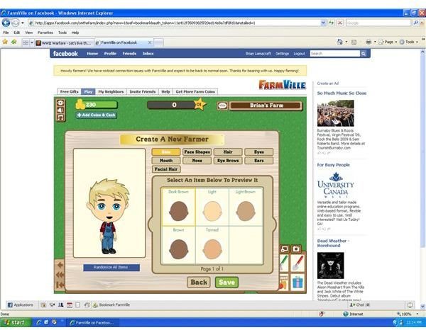 Farmville Avatar Creator