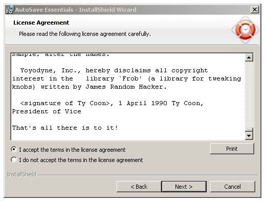 License Agreement