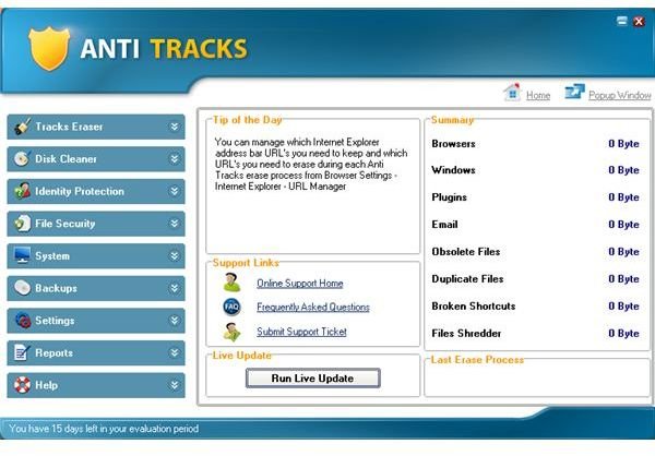 A Brief Analysis of the Anti Tracks 7.0 Software