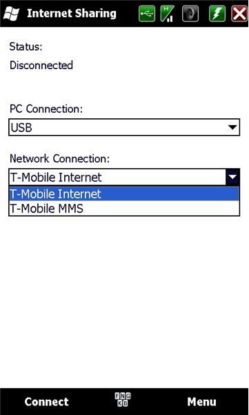 Tether Windows Mobile to Linux