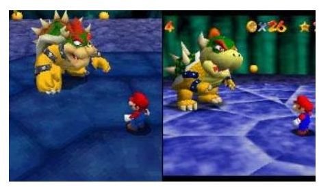 Super Mario 64 - DS/N64 Graphics Comparison