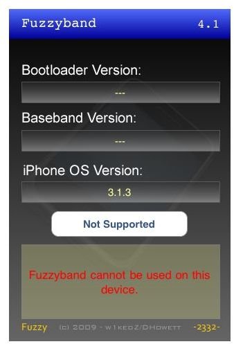 Fuzzyband iPhone not supported