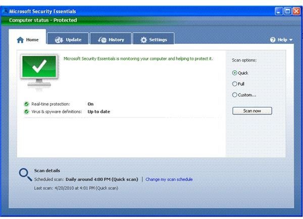 should i uninstall microsoft security essentials