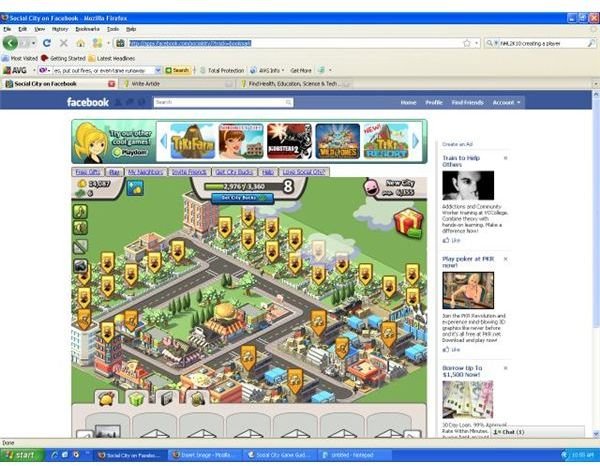 Facebook Games: Social City New Players Guide - City building game guide for Social City