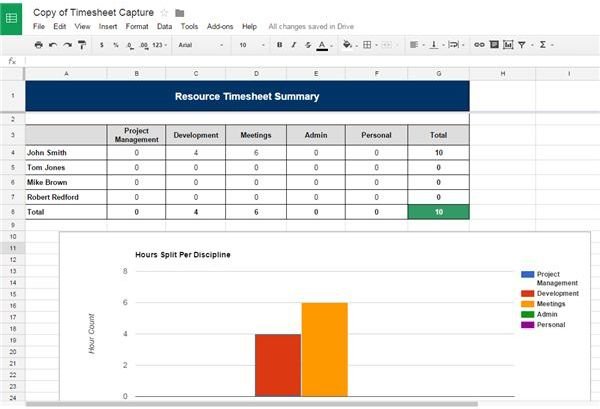 bill management templates for google docs