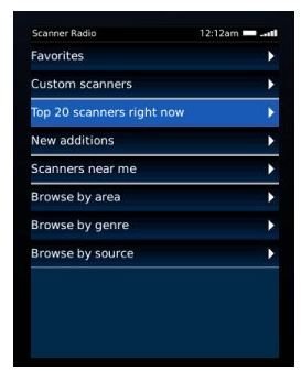 Screenshot BSScanner App