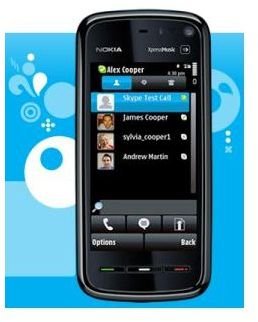 Nokia 5800 Skype App