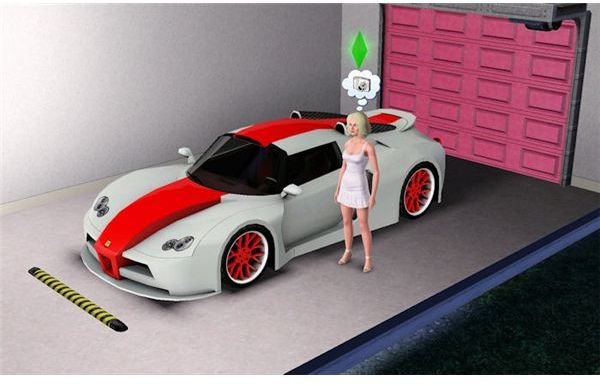 The Sims 3 midlife crisis new car