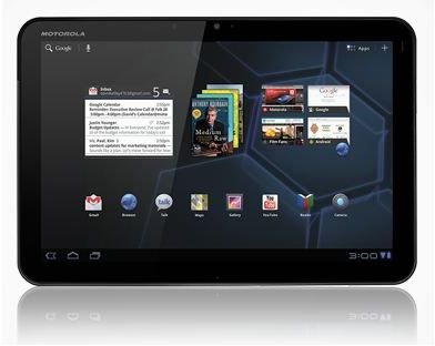 Samsung Tab, Apple iPad 2 and Motorola Xoom Comparison