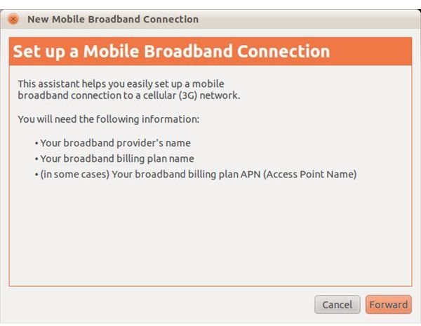 Configuring and Using a HUAWEI E1550 Mobile Broadband Device in Ubuntu