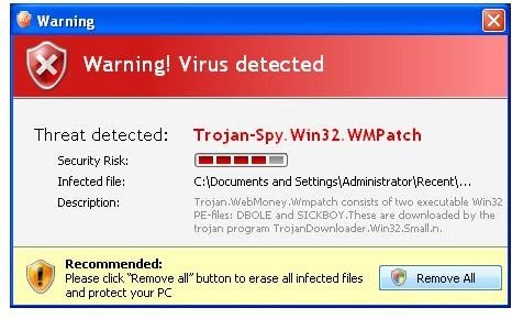 Warning! Virus detected